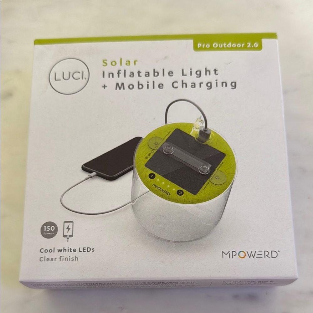 MPOWERD Luci Solar Inflatable Light with Mobile Charging